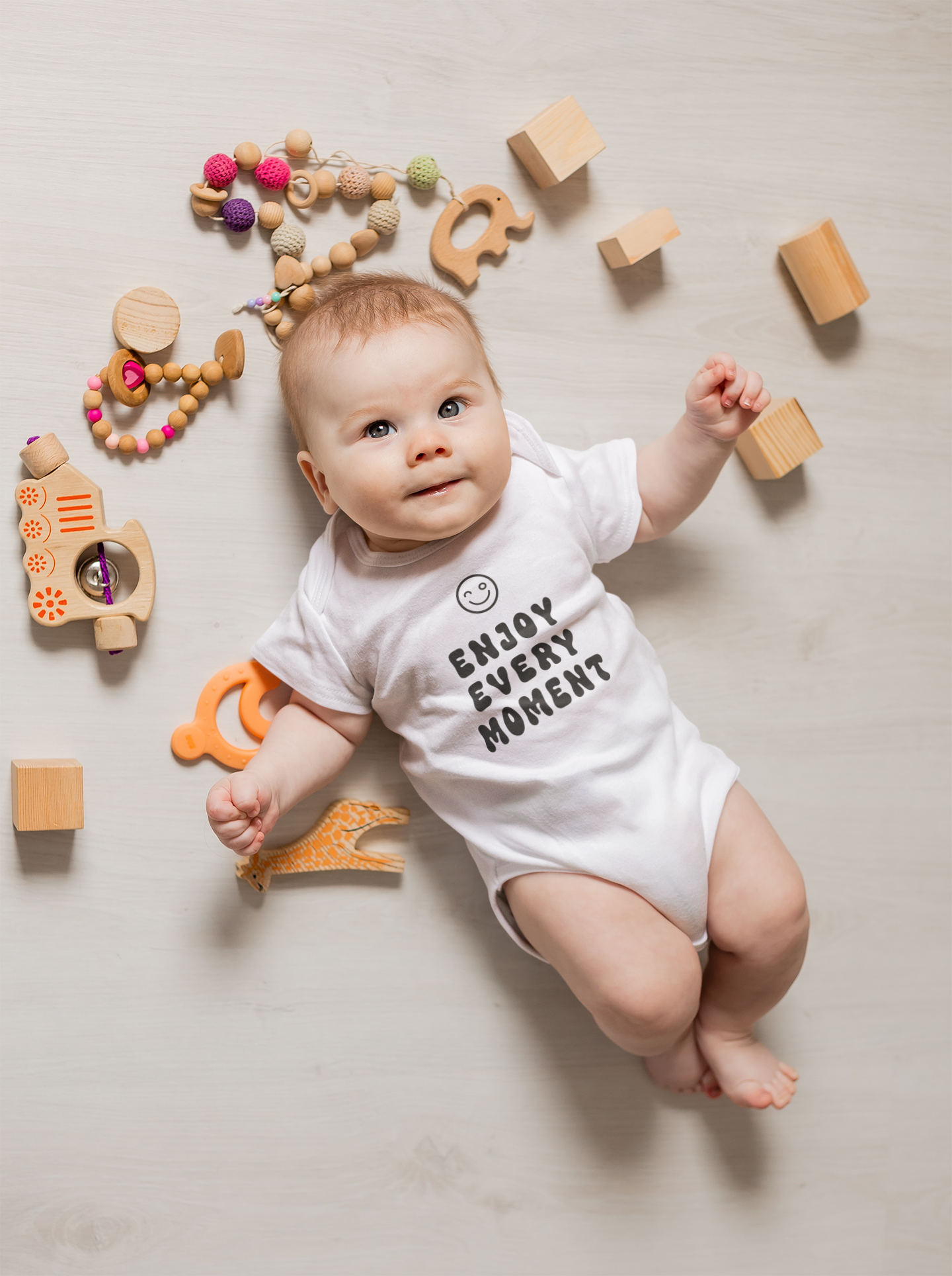 Enjoy Every Moment | Funny Baby Bodysuit